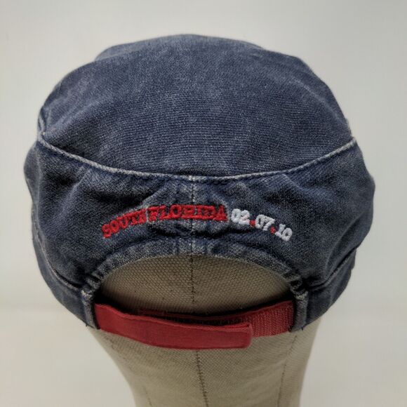 Reebok Women's Super Bowl XLIV Cadet Cap Hat Blue Adjustable Strapback - Picture 7 of 12